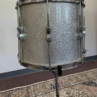 Immagine Ludwig 1960s Marching/Converted Snare 15x12" - Silver Sparkle - 9