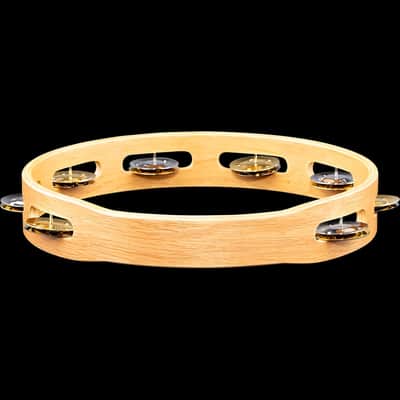 Meinl Percussion 10" Recording-Combo Wood Tambourine - Single row image 2