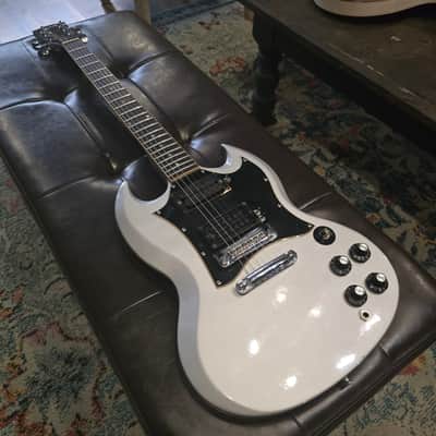 1969 Gibson SG Special - Refinished Silver - Humbuckers - w/ Chainsaw Case image 13