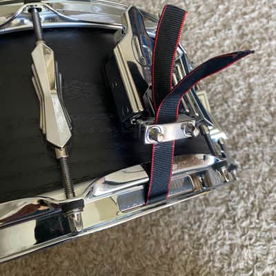 British Drum Company Raven 14x6" Birch / Ash 10-Lug Snare Drum 2025 - Present - Black Ash Satin image 10