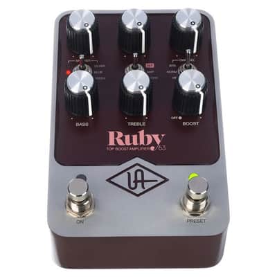 Universal Audio Ruby ’63 Top Boost | Amplifier Modeling Pedal. New with Full Warranty! image 9