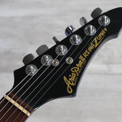 1982 Aria Pro II Japan RS INAZUMA-V (Black/Red) image 2