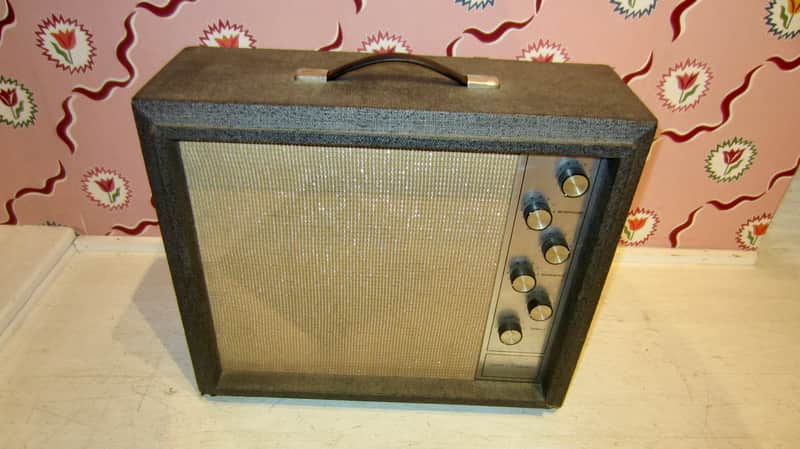 Silvertone Model 1482 Combo Amp 1964 - Grey image 1