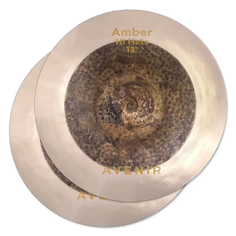 Avenir Amber Hi Hat Cymbals 13" image 1