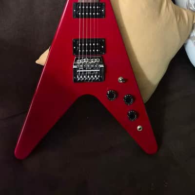 1985 Gibson Flying V I Ferrari Red with Kahler image 3