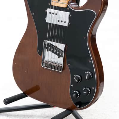 1978 Fender Telecaster Custom with Maple Fretboard in Walnut (Mocha) 7.2lbs image 9