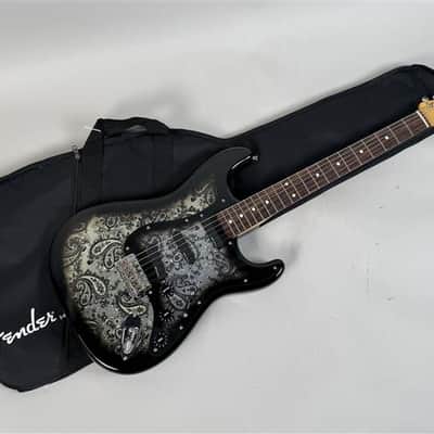 2020 Fender MIJ Limited Edition Black Paisley Stratocaster image 1