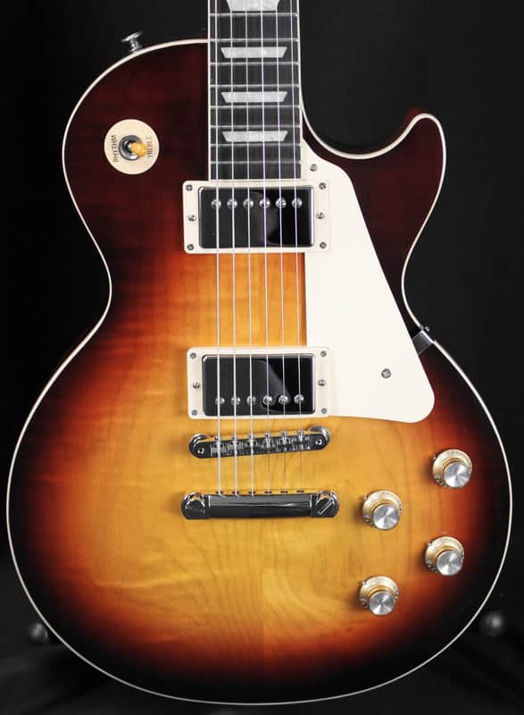 2025 Gibson Les Paul Standard '60s Figured Top Electric Guitar Bourbon Burst w/Case 9lbs 2oz image 1