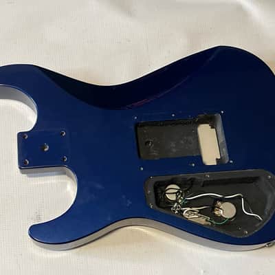 2000's India Jackson JS30 JS Series Dinky Blue Mahogany Guitar Body Floyd Ready image 12