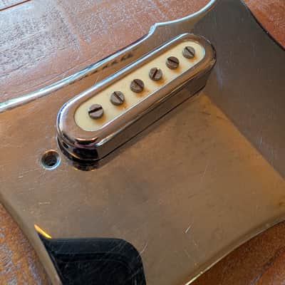 Teisco Pickup And Pickguard Vintage 1960s Chrome Tested 4.93K image 7