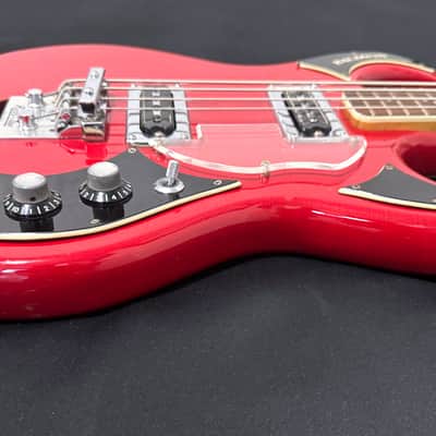 V1 Baldwin Burns Baby Bison Bass Guitar - All Original - Clean Poly Finish - Rare Palm Mute Included - Original OHSC included - 1966 image 20