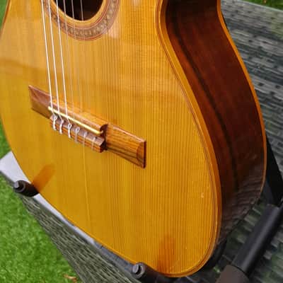 Giannini AWN 6 3/4 Classical Guitar 1980 - Natural / Figured Imbuia image 8