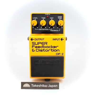 Boss DF-2 Super Feedbacker and Distortion 1987 Made In Japan Guitar Effect Pedal 780400