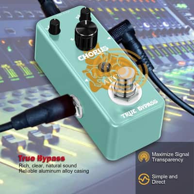 Analog Chorus Effect Classic Warm Chorus for Electric Guitar True Bypass image 7