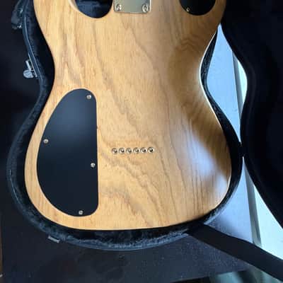 Custom Telecaster - Canary/Swamp Ash, Nitro, Gold and Lindy Fralin P-92s image 3