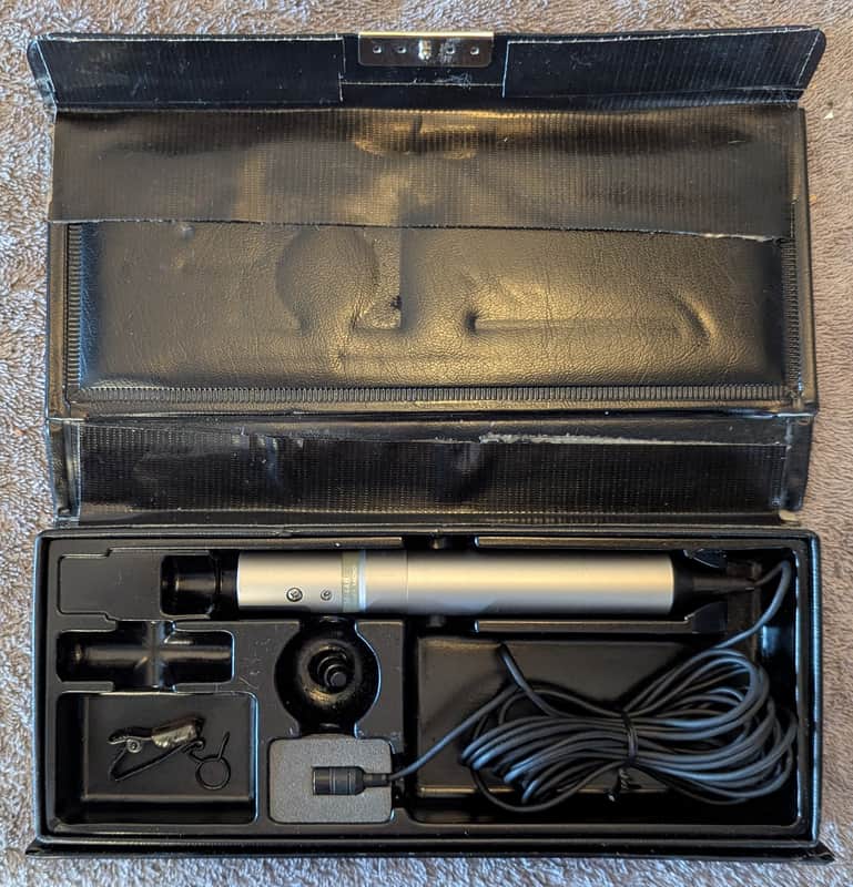 Sony ECM 44B Omnidirectional Lavalier Microphone with case image 1