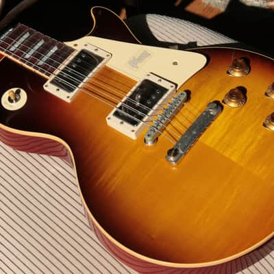 7.7 lbs! 2018 Gibson 1958 Les Paul Historic Reissue! R8 58 Dark Bourbon Fade Custom Shop TH Specs image 21