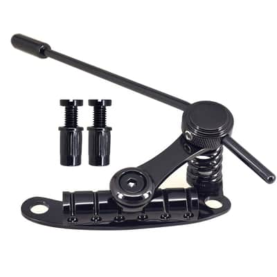 Tremolo Tailpiece Bridge System for SG LP, Fits Les Trem II - Black image 4