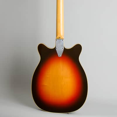 Micro-Frets Wanderer Semi-Hollow Body Electric Guitar (1969), ser. #1560, original black tolex hard shell case. image 2