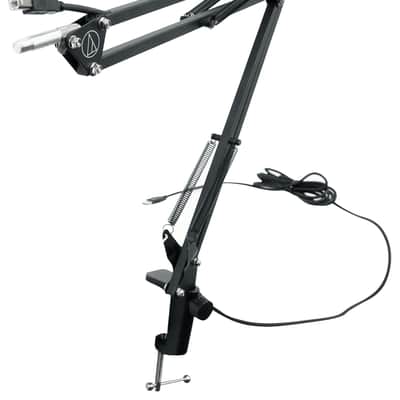 Audio Technica AT2020 Studio Recording Microphone-Cardioid Condenser Mic+Boom image 3