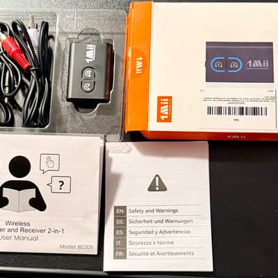 Kali Audio MV-BT Bluetooth Input Module with LiveWire Universal Voltage Power Supply and the 1Mii Bluetooth Transmitter/Receiver image 8