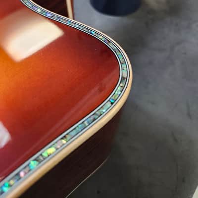Used 2024 Zager ZAD900CE AURA Pro Series Acoustic-Electric Guitar - Vintage Cherry Sunburst w/ Zager Case image 19