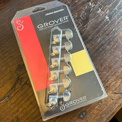 Grover 205C6 Mini Rotomatic 6-in-Line Tuning Machines 2020s - Chrome image 1