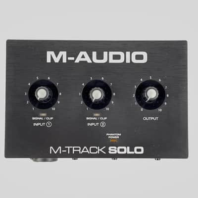 M-Audio M-Track Solo USB Audio Interface Black From Japan image 2