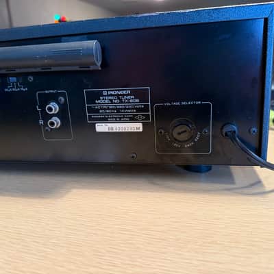 Pioneer Tx 608 Fm/Am Stereo Tuner (Beautiful) FULL FRESH SERVICE Rare Black! image 10