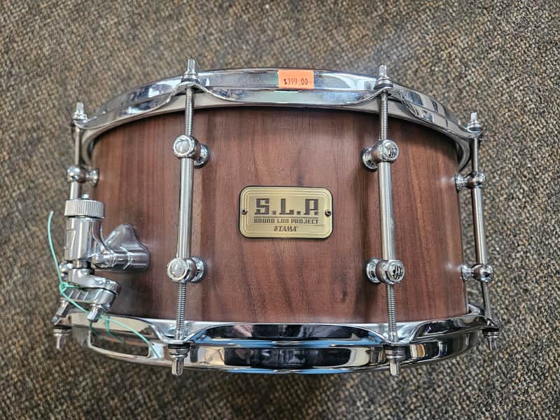 Tama SLP G-Walnut 6.5x 14 Matte Walnut Finish image 1