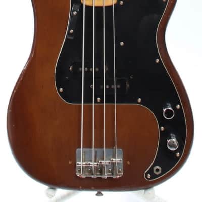 1974 Fender Precision Bass, mocha brown ultra lightweight image 1