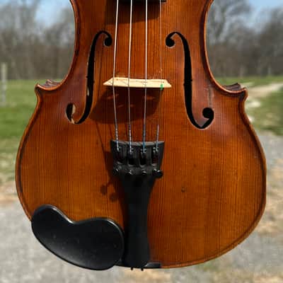 Old Violin labeled “Friedrich August Glass” 4/4 image 13