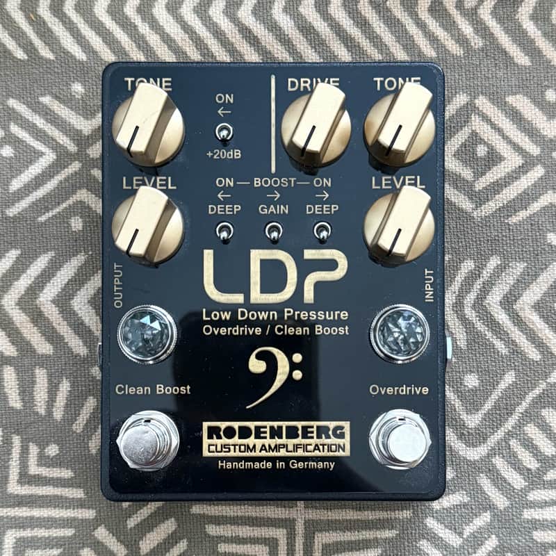 Rodenberg Low Down Pressure Bass Overdrive/Boost Pedal image 1