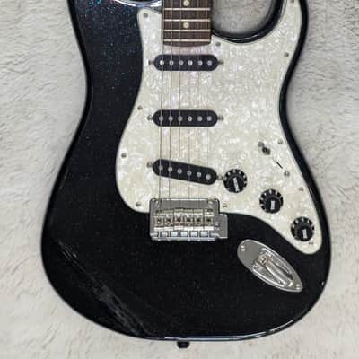 70th Anniversary Fender Player Stratocaster Electric Guitar, Nebula Noir w/Bag image 2