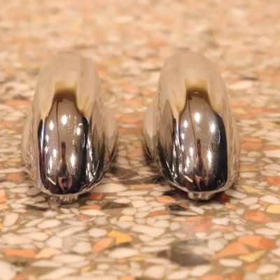 Slingerland Chrome Sound King Large Drum Lugs 2pk Vintage 1990's 2.25" image 2