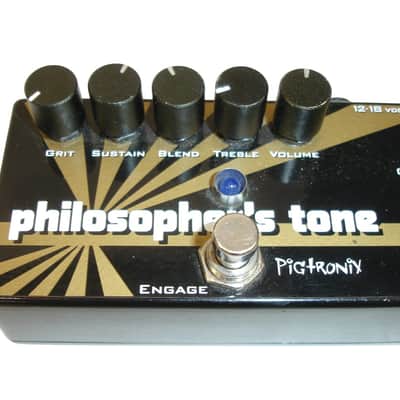 Pigtronix Philosopher's Tone Compressor / Sustain / Distortion Guitar Effects Pedal image 1