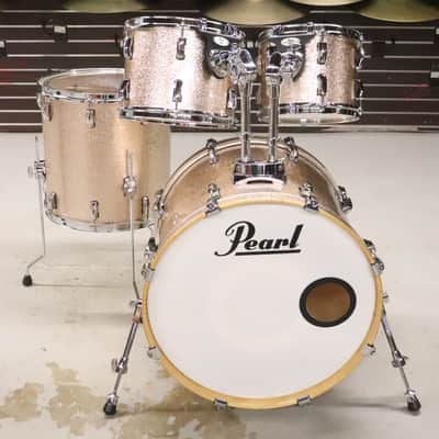 Pearl 4pc Vision Drum Kit Set Champaign Sparkle 22/16/12/10"