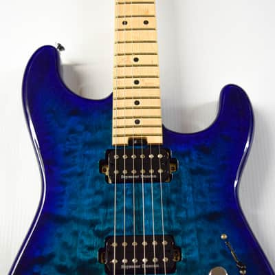 Charvel Pro-Mod San Dimas Style 1 HH FR M QM - Chlorine Burst image 2