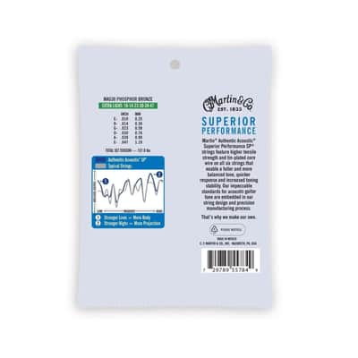 Martin Authentic SP Acoustic Guitar Strings, Phosphor Bronze, 10-47 - MA530 image 3
