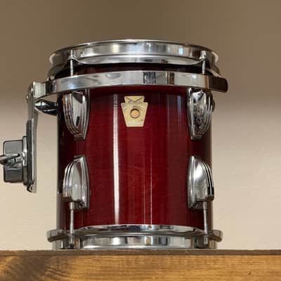 1990's Ludwig 8" Cherry Lacquer 9x8 Classic Maple Rack Tom image 2