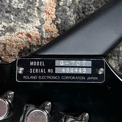 Roland GR707 Silver Electric Guitar Synthesizer W/ Original Hardshell Case! MIJ! image 12