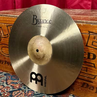 15" Meinl Byzance Jazz Thin Hi-Hat Cymbal Pair 1160g/1442g *Video* image 3