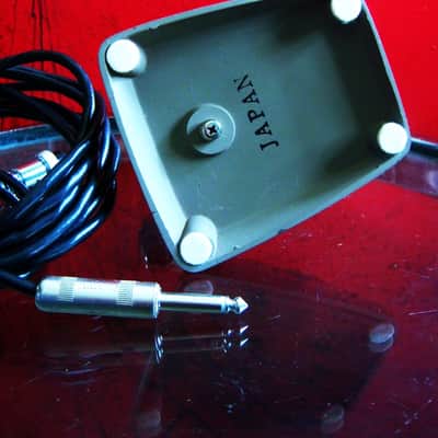 Vintage RARE 1960's Aiwa DM-47 dynamic cardioid microphone High Z w cable & stand Olson Monarch Lafayette image 16