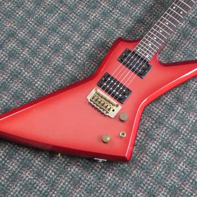 1984 Aria Pro II MIJ ZZ Custom Metallic Red! w/OHSC image 2