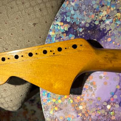 Original Vintage Short Scale 1965 Music Master II Neck A-width image 2