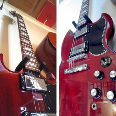 Epiphone SG, G-400 CH Transparent Cherry Gloss Red w/case image 2
