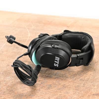 RTS HR-2 A4M Dual-Sided Full-Cushion Medium-Weight Intercom Headset CG01DE6 image 1