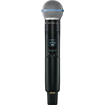 Shure SLXD24D/B58 - Dual Wireless System with 2 SLXD2/B58 Handheld Transmitters image 3