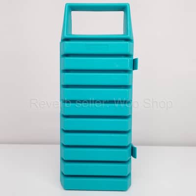 Lot of 10 NEW Sony HF 60 & 90 Audio Cassettes w/Turquoise Tape Taxi Storage Case image 6
