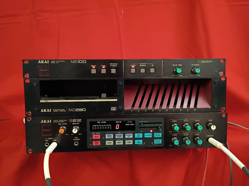 Akai PACKAGE S612 and MD280 drive & ME10D 1985 - FACTORY image 1